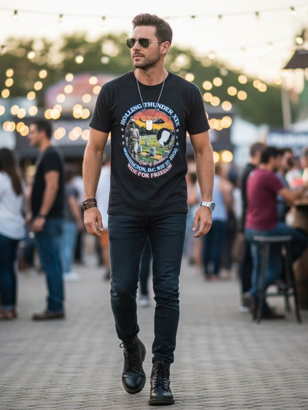 The Rolling Thunder Ride for Freedom HD T-Shirt L
